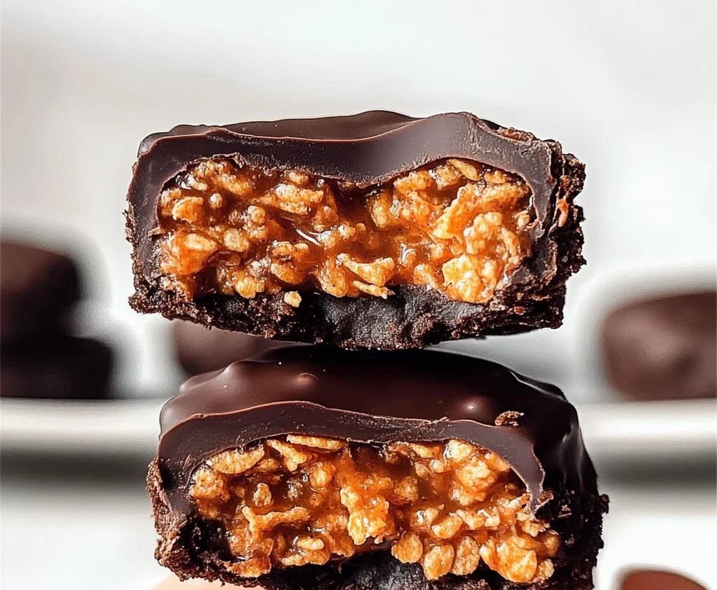 Chocolate Peanut Butter Cornflake Bites