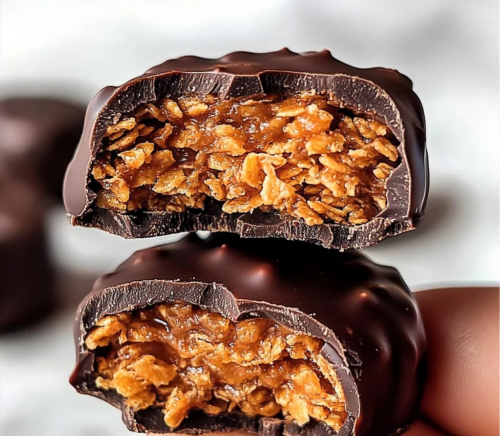 Chocolate Peanut Butter Cornflake Bites