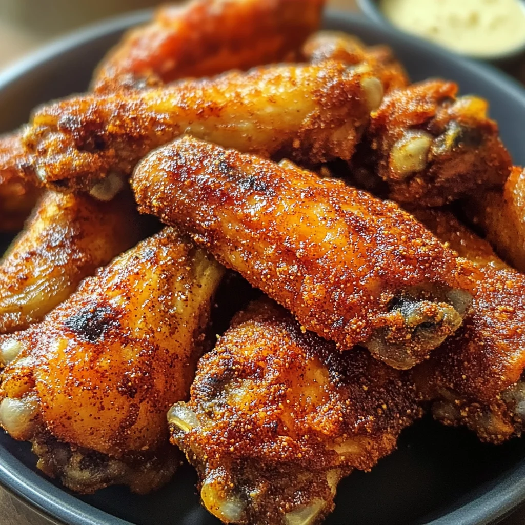Crispy Dry Rub Chicken Wings