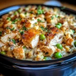 Enjoy a Comforting Crock Pot Chicken and Stuffing Dinner Tonight!
