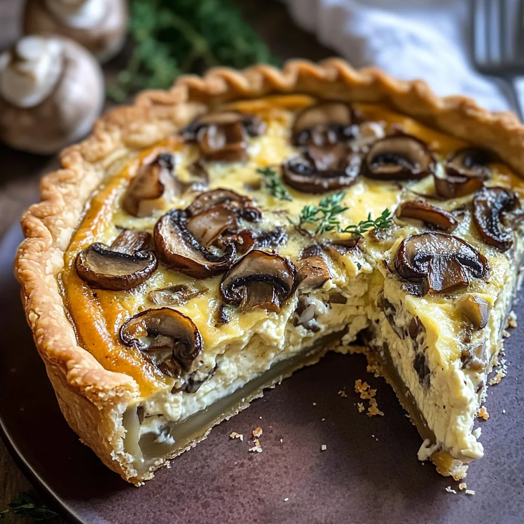 Mushroom Quiche