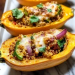 Quinoa Stuffed Delicata Squash