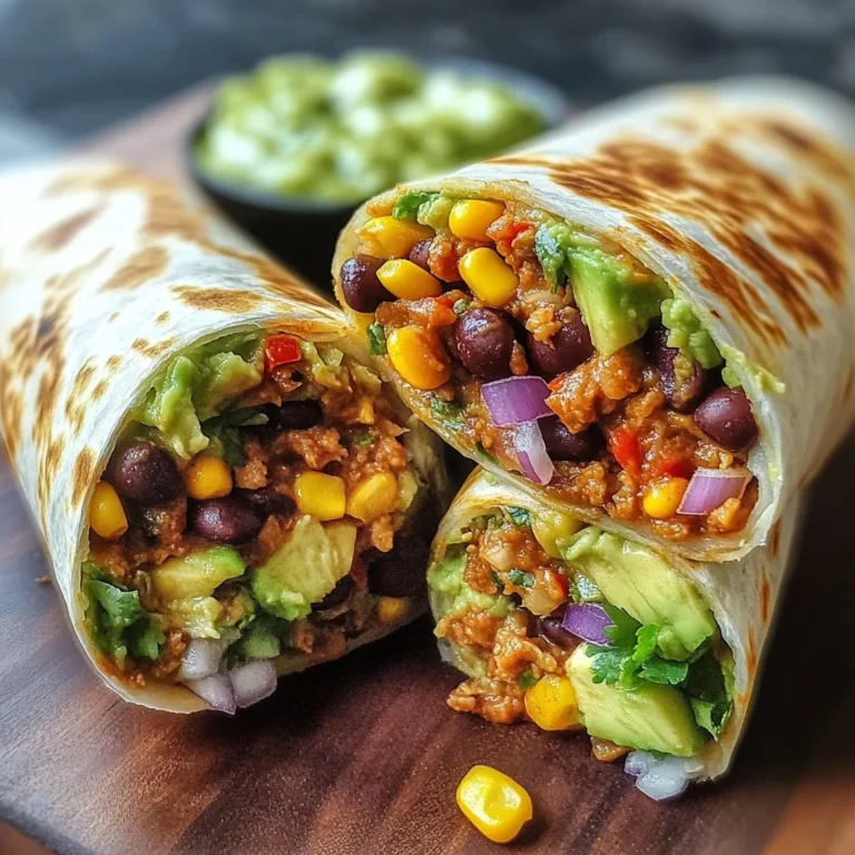 10-Minute Vegan Burrito Wraps