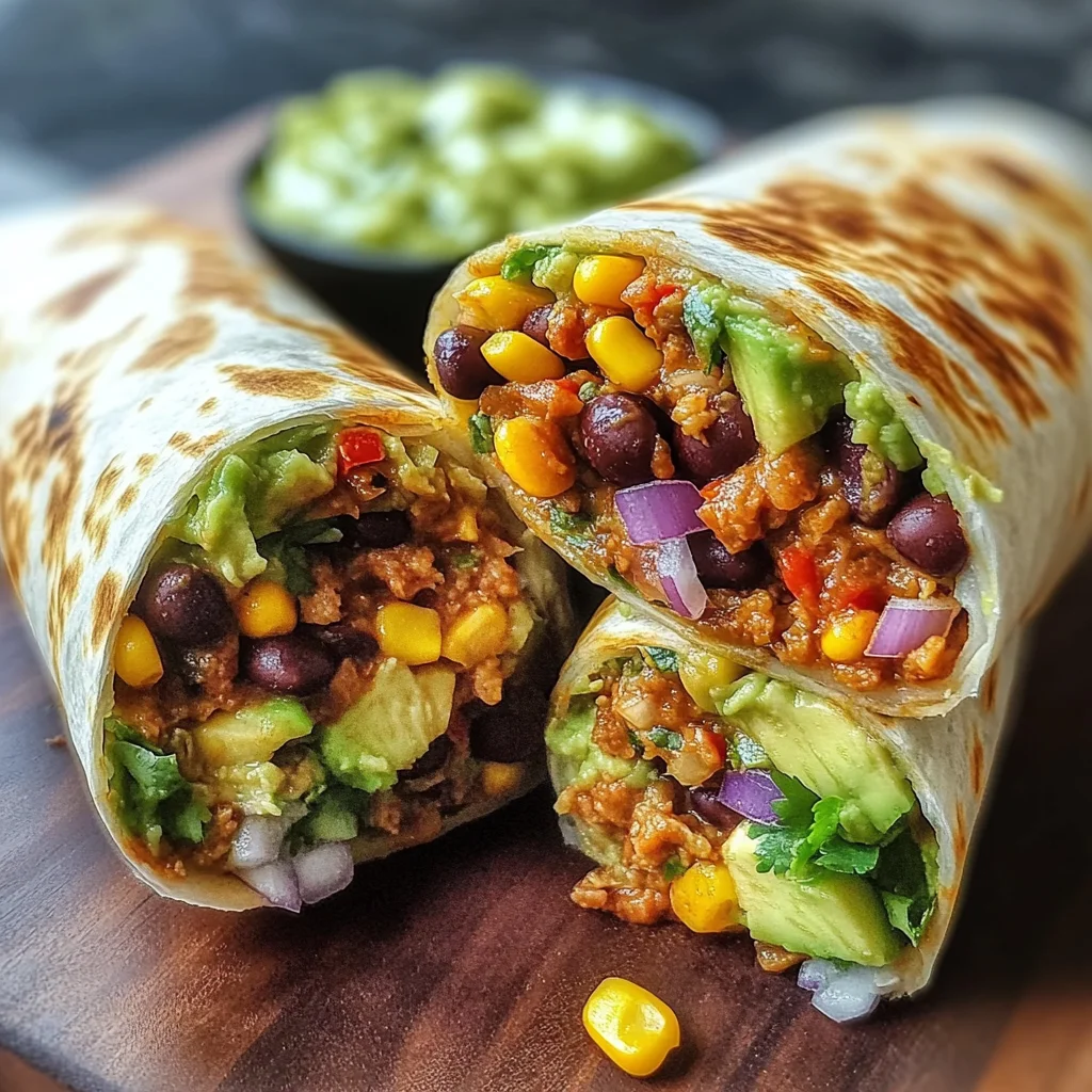10-Minute Vegan Burrito Wraps