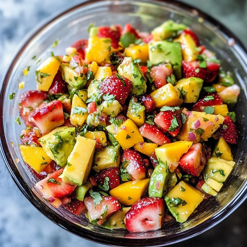 Avocado Strawberry Mango Salsa