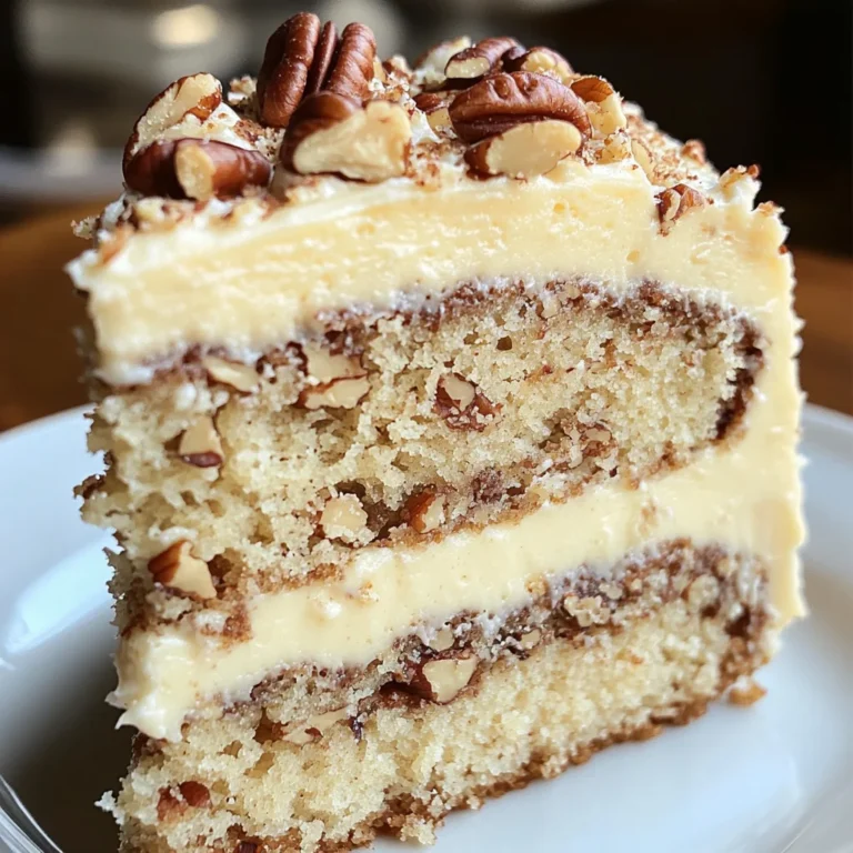 Butter Pecan Bliss Cake: A Toasty, Creamy Dream That’s Pure Comfort in Every Slice