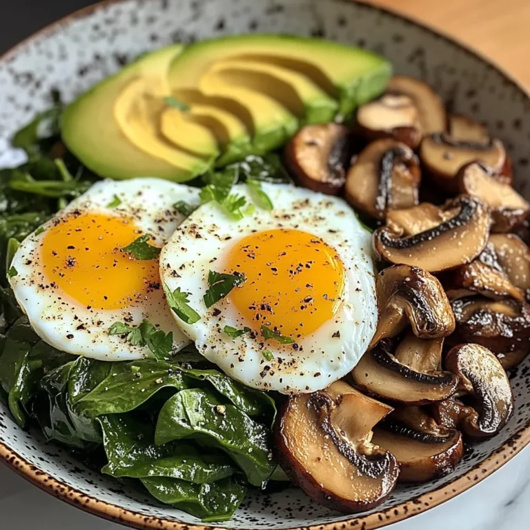 Creamy Avocado Breakfast Plate