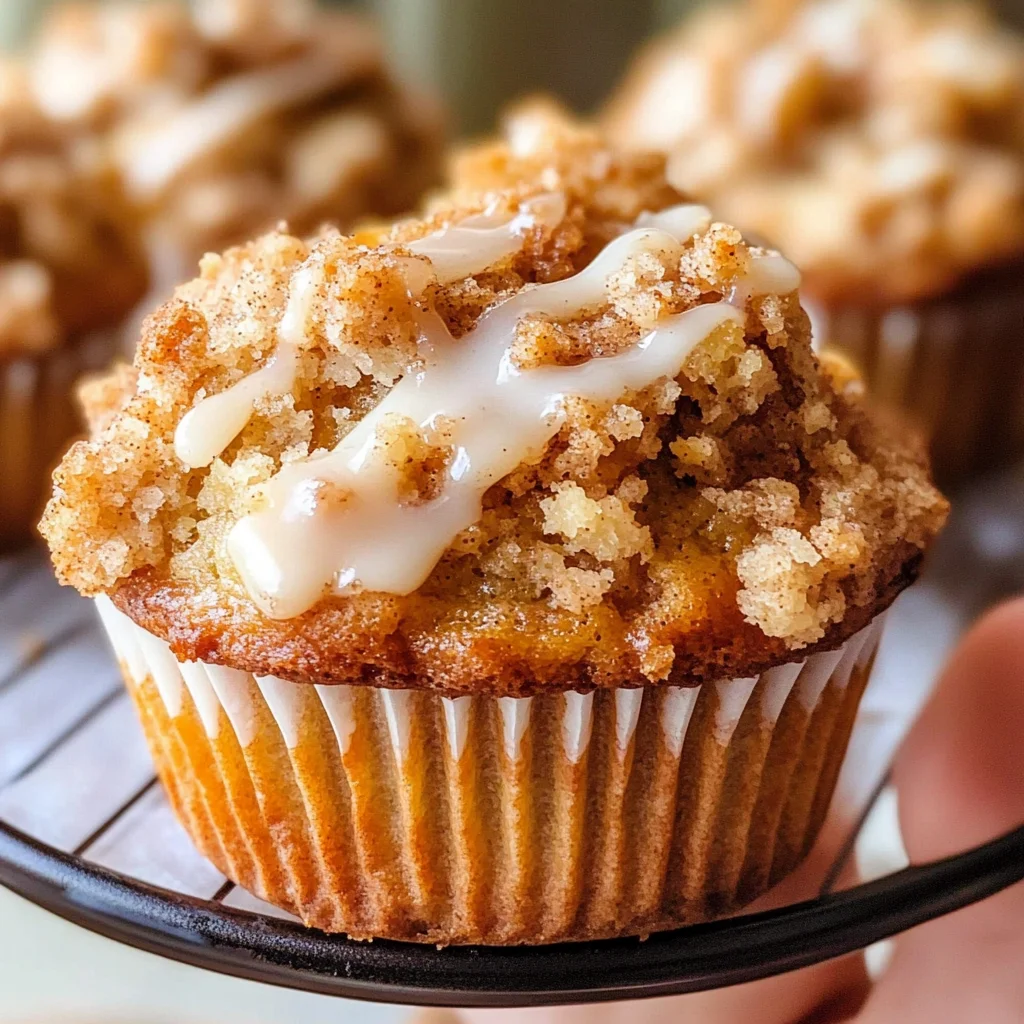 Easy Apple Crumble Muffins