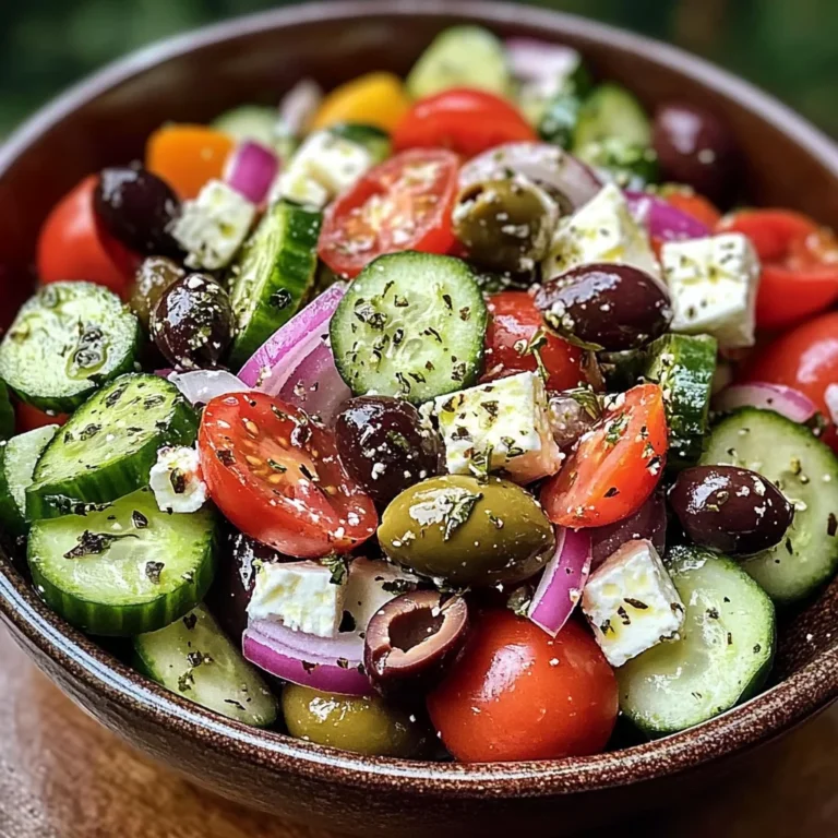 Greek Salad with Feta & Olives