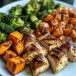 Grilled Chicken & Roasted Sweet Potato Power Plate