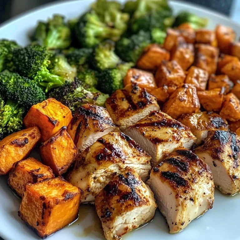 Grilled Chicken & Roasted Sweet Potato Power Plate