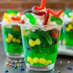 Gummy Worm Jello Cups Recipe