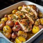 Herb-Roasted Chicken Breast with Baby Potatoes