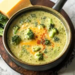 High Protein Broccoli Cheddar Soup
