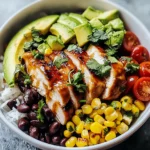 Honey Chipotle Chicken Rice Bowls