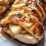 Maple Glazed Apple and Brie Stuffed Chicken