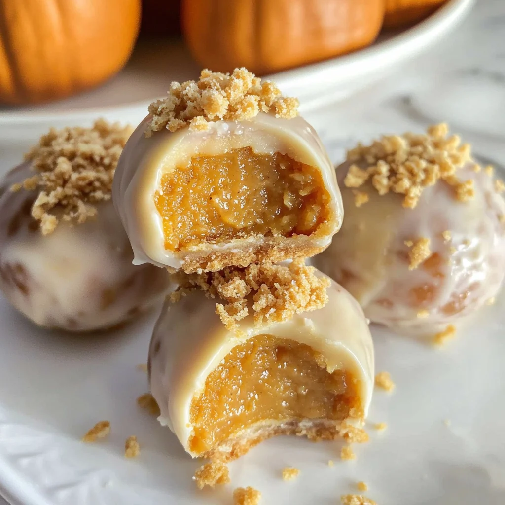 No-Bake Pumpkin Pie Balls