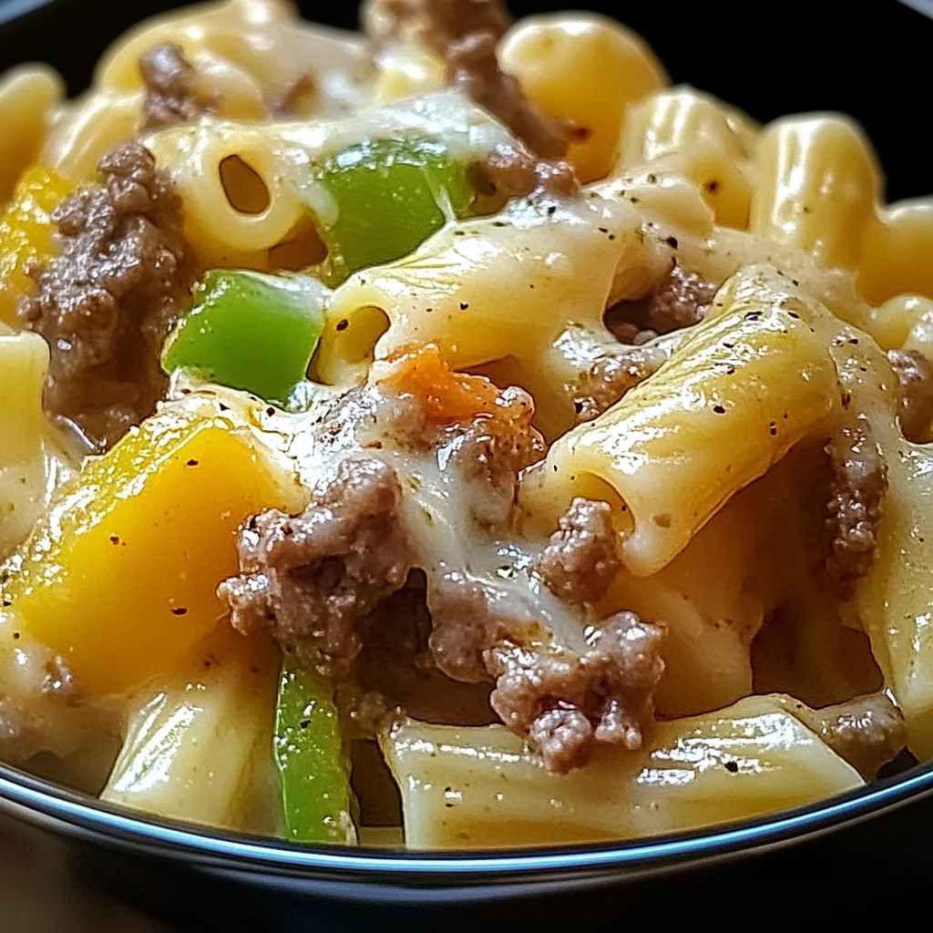 Philly Cheesesteak Pasta