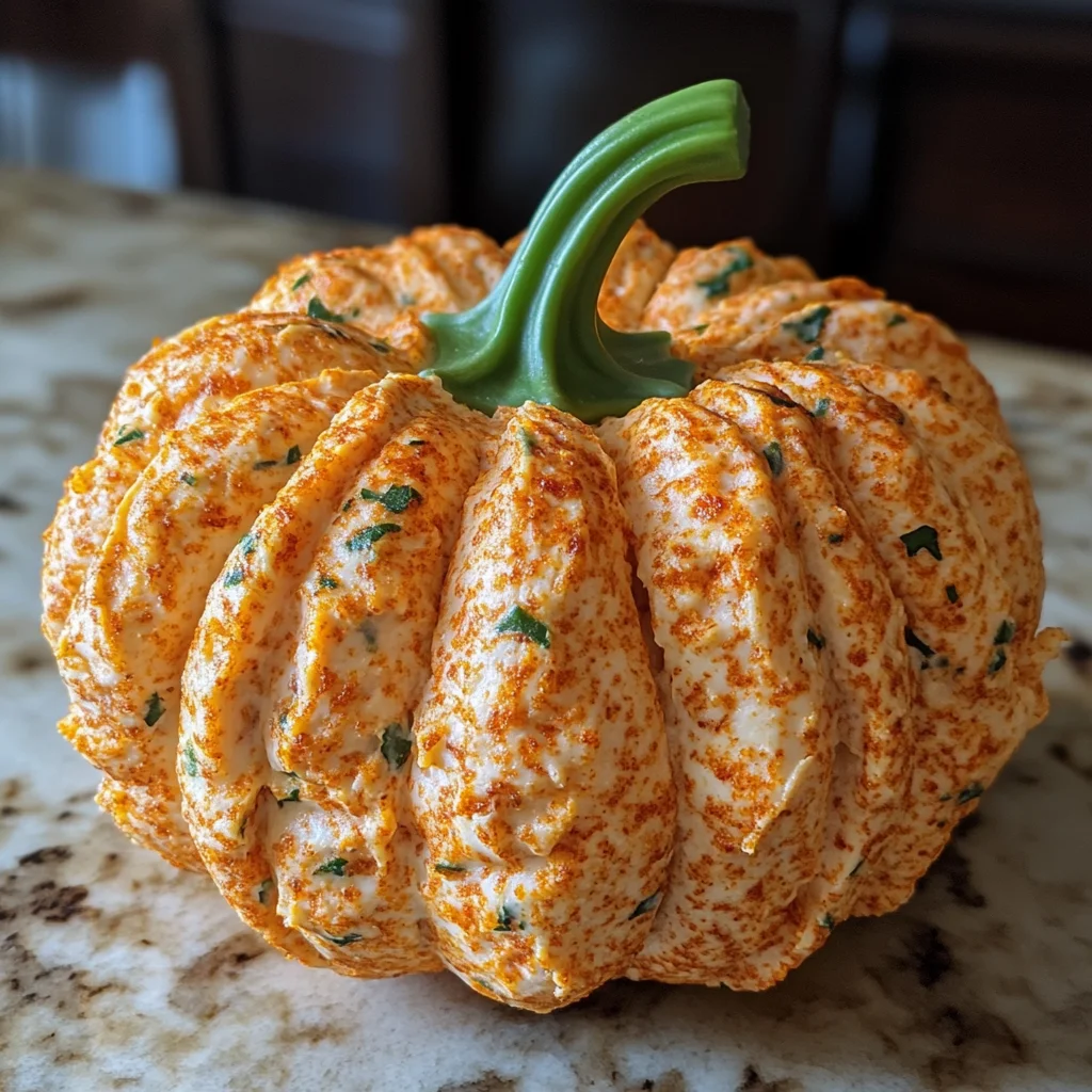 Pumpkin Shaped Cheese Ball: 5 Easy Festive Delights.