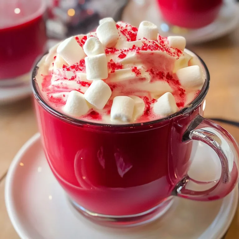 Red Velvet Hot Chocolate Recipe