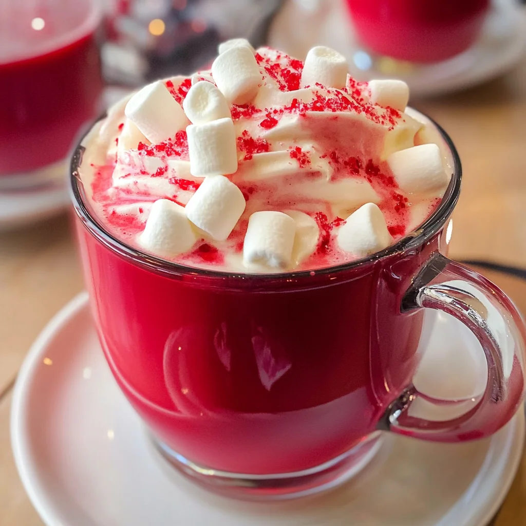 Red Velvet Hot Chocolate Recipe