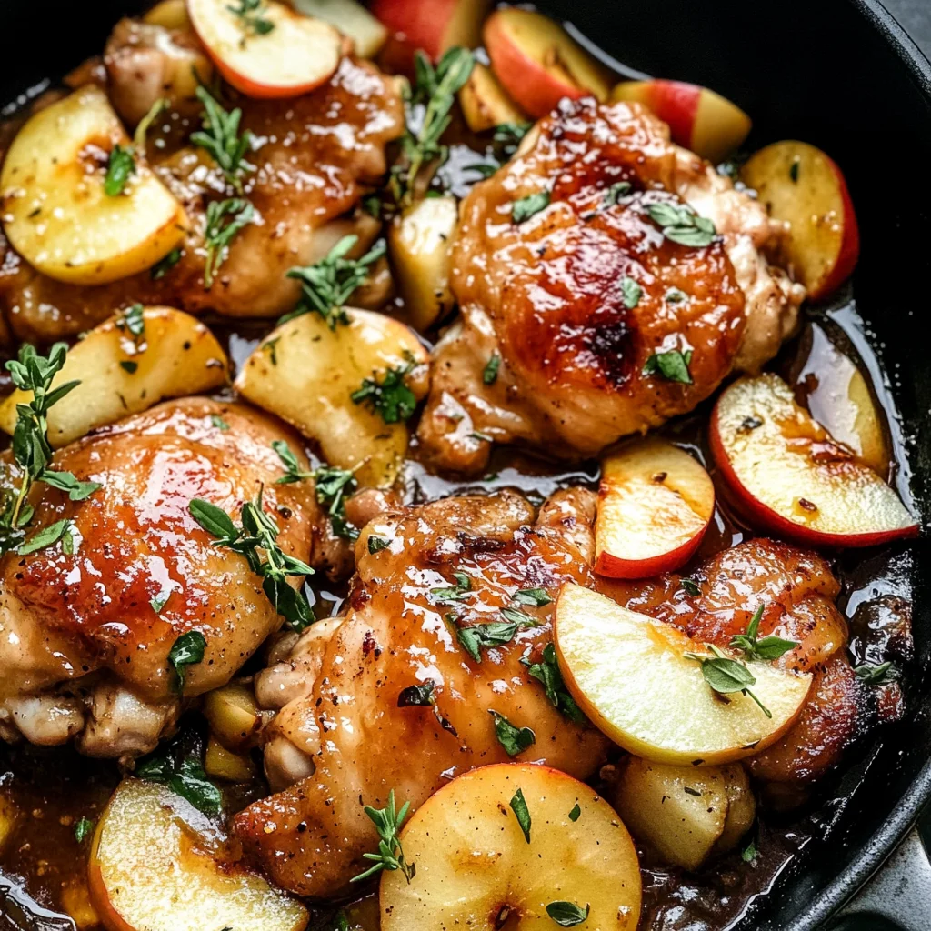 Skillet Apple Cider Chicken