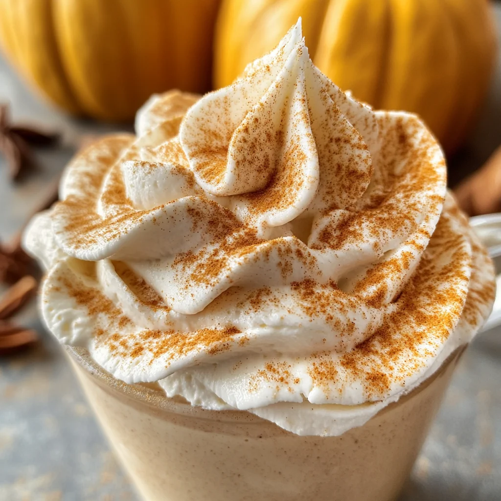 Starbucks Pumpkin Spice Whipped Cream