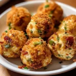 Turkey Bacon Jalapeño Popper Cheese Balls