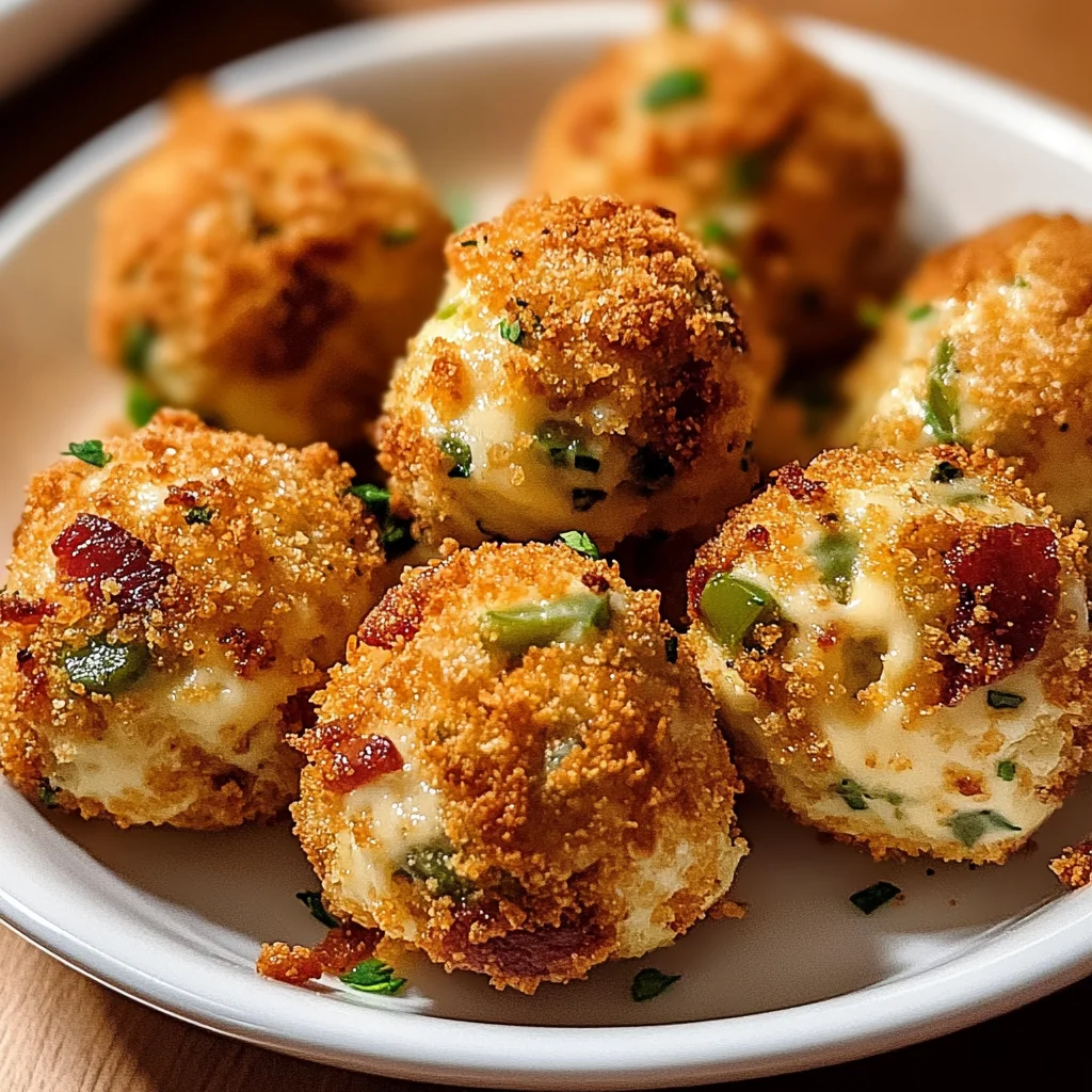 Turkey Bacon Jalapeño Popper Cheese Balls