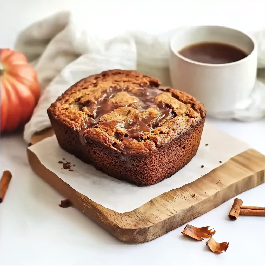 Warm Cinnamon-Spiced Apple Bread