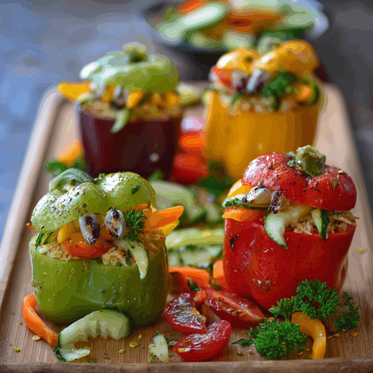Monster Bell Pepper Salad Cups