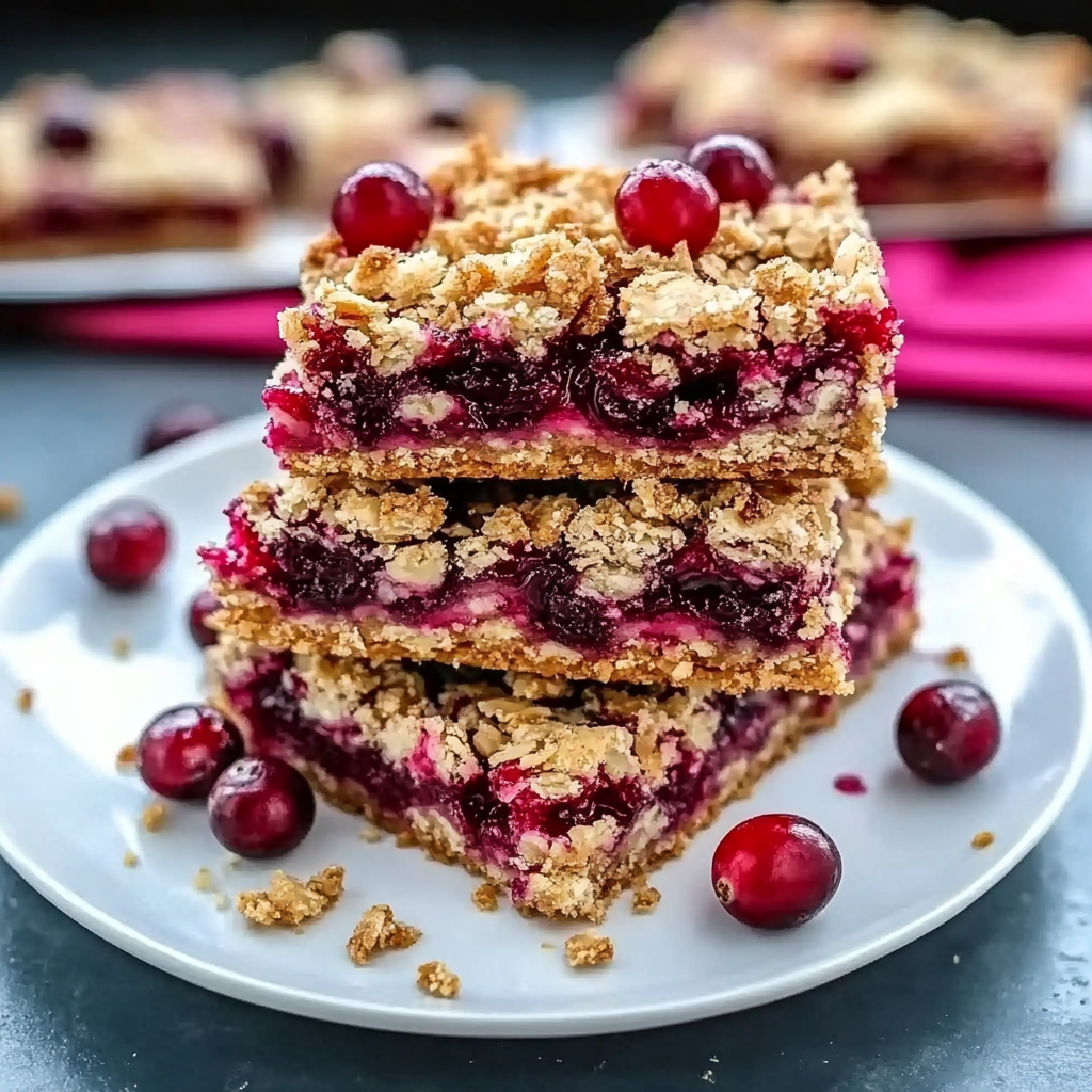 Cranberry Crumble Bars Recipe