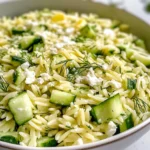 Best Cucumber Lemon Orzo Salad