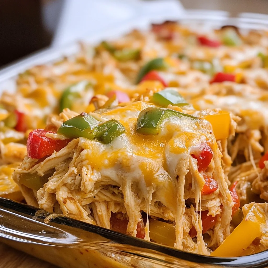 Chicken Fajita Casserole