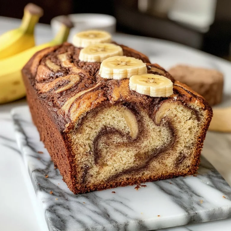 Cinnamon Swirled Banana Bread