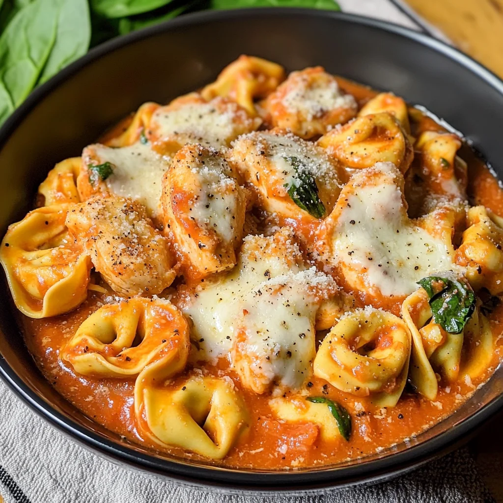 CrockPot Chicken Tortellini