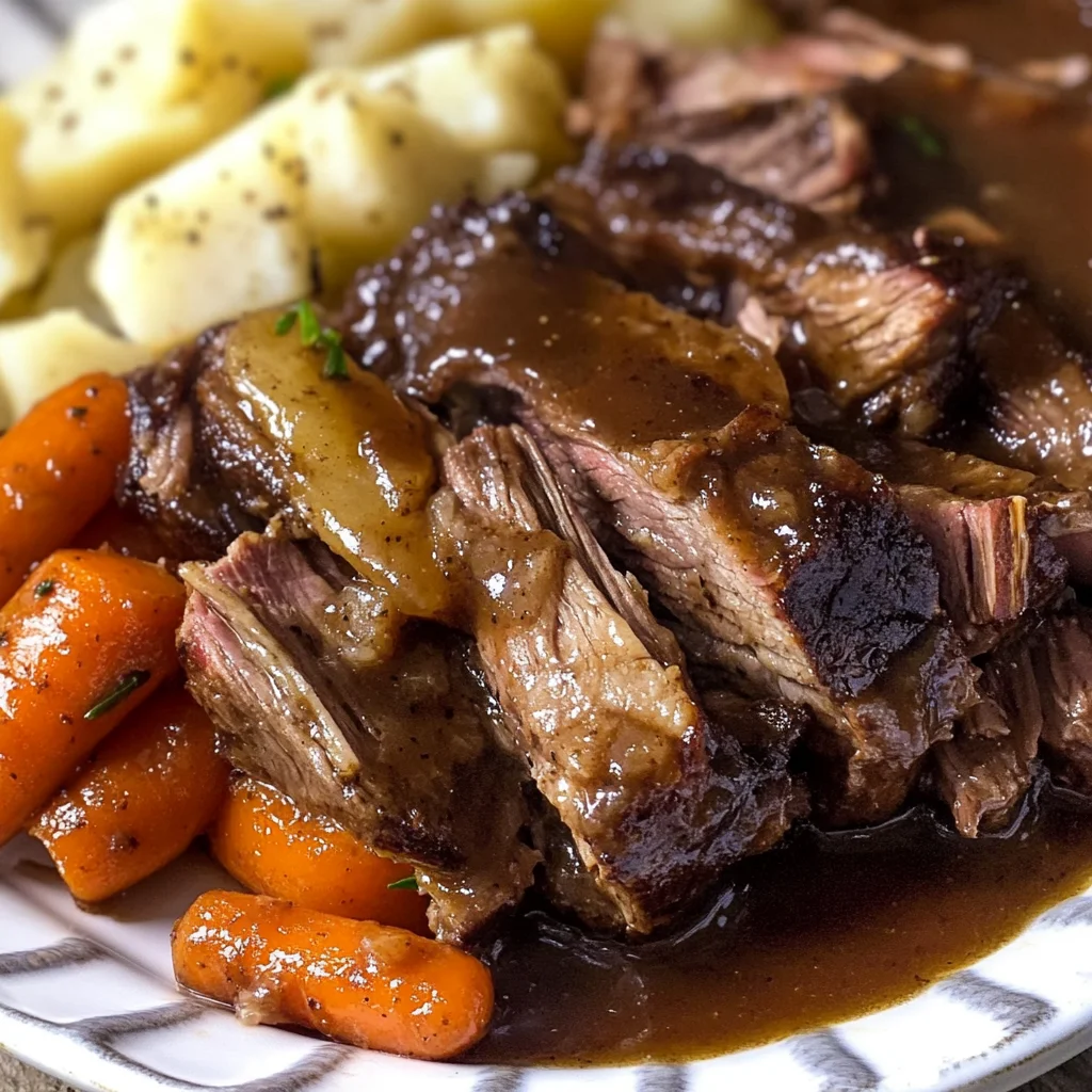 Crock Pot Chuck Roast (SO tender & easy!)
