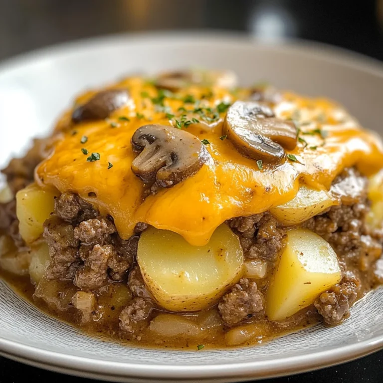 Crockpot chicken hamburger Potato Casserole