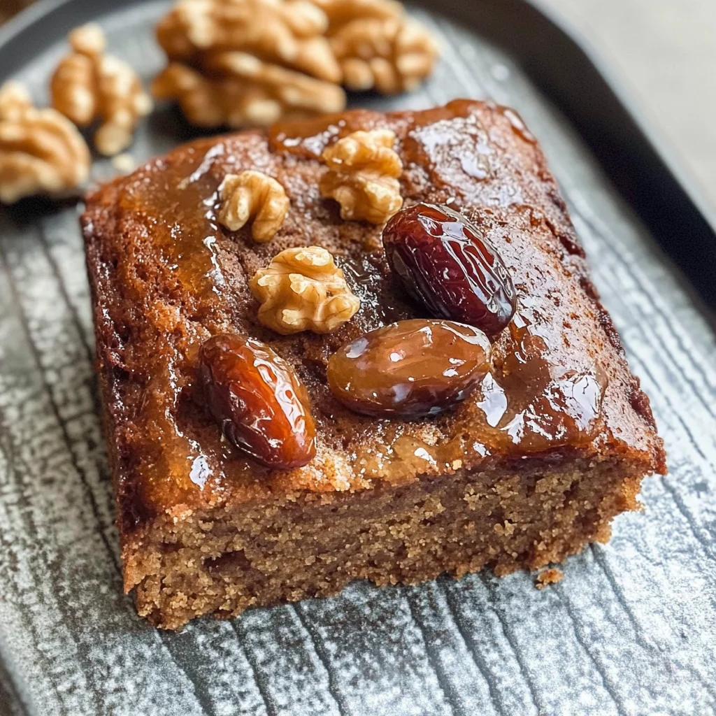 Date Honey Nut Cake