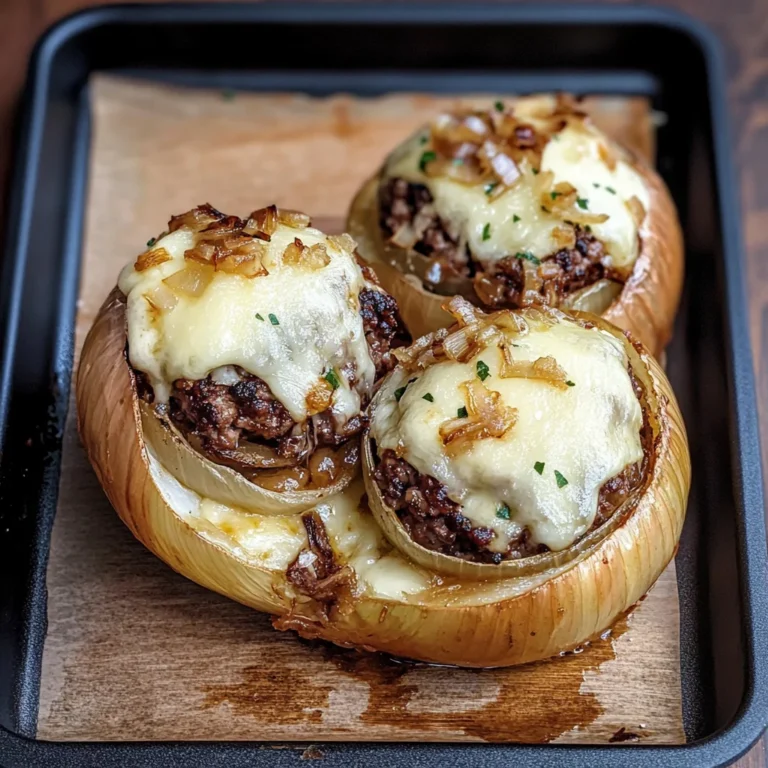 Deconstructed French Onion Burger