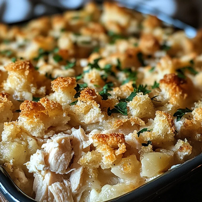 Dolly’s Chicken and Stuffing Casserole