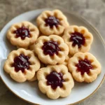 Flower Jam Thumbprint Cookies Recipe