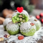 Grinch Cookies - Christmas Snowball Cookies
