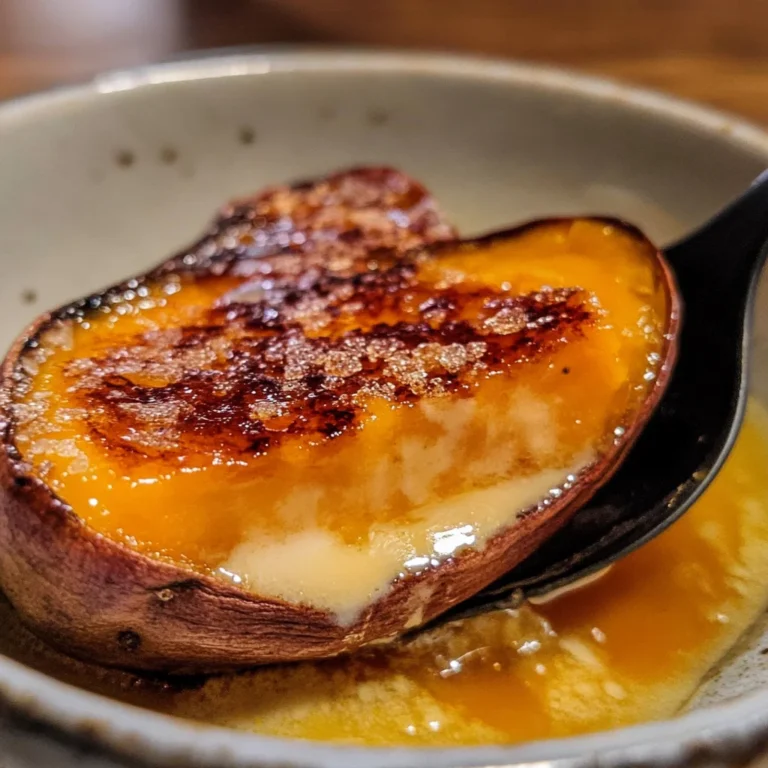 Japanese Sweet Potato Crème Brûlée