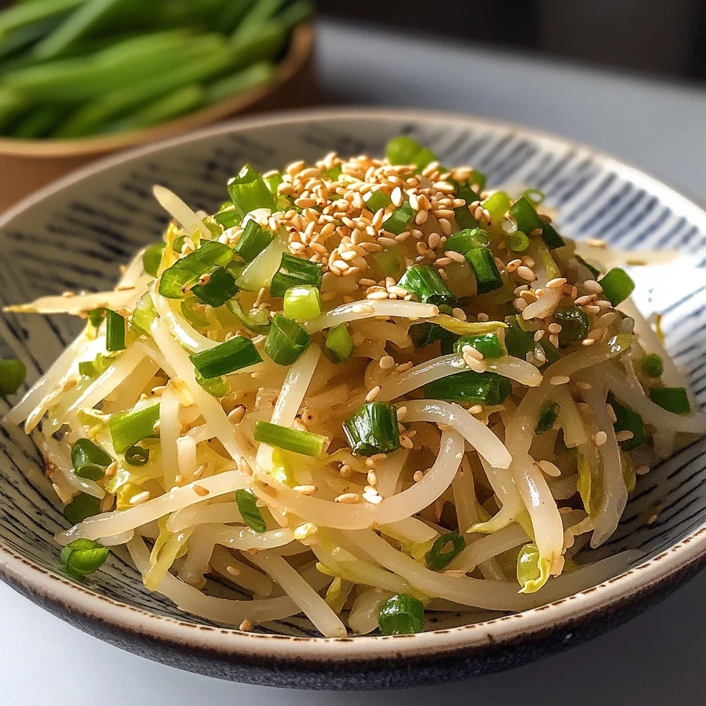 Korean Bean Sprout Salad (Kongnamul Muchim)