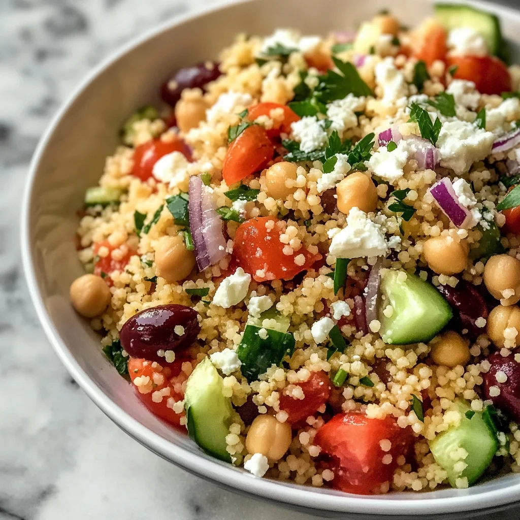 Light Mediterranean Couscous Salad