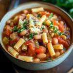 Mama Mia's Hearty Pasta Fagioli Soup