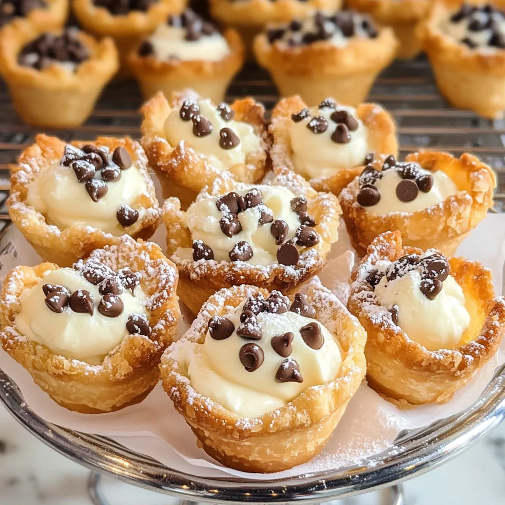 Mini Cannoli Cups