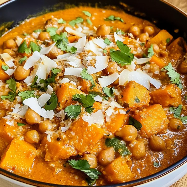 Pumpkin Curry with Chickpeas and Coconut