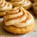 Pumpkin Spice Sugar Cookies with Cream Cheese Frosting